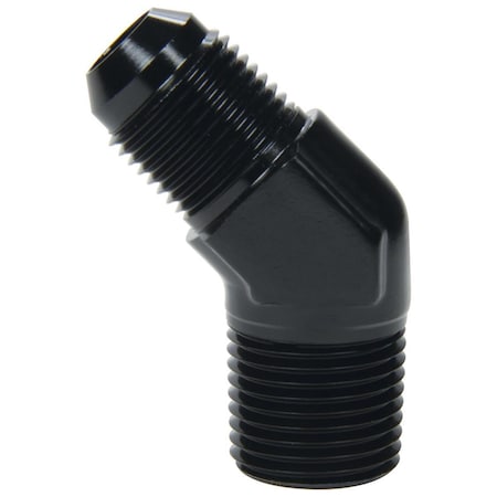 Allstar Performance 8 x 0.5 in. AN to NPT 45 deg Adapter Fitting ALL49544